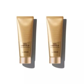 THE SAEM 더샘 스네일 에센셜 이엑스 보습 딥 클렌징 폼 X2개 BNS TheSaem Snail Essential EX Moisturizing Deep Cleansing Foam X2 BNS