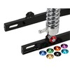 CNC Countersunk Washers for Shock Absorber/Suspension Strut, Red - for