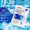HONYAO HONYAO Instant Ice Pack, 9 Packs Disposable Instant Cold Packs, Ice Packs for Sports Injuries, Cold Compress for Pain Relief, Swelling, Inflammation, Sprains, Toothache, Athletes & Outdoor Activities