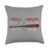 Skybound Entertainment The Walking Dead Lucille's Timeline Throw Pillow, 18x18,