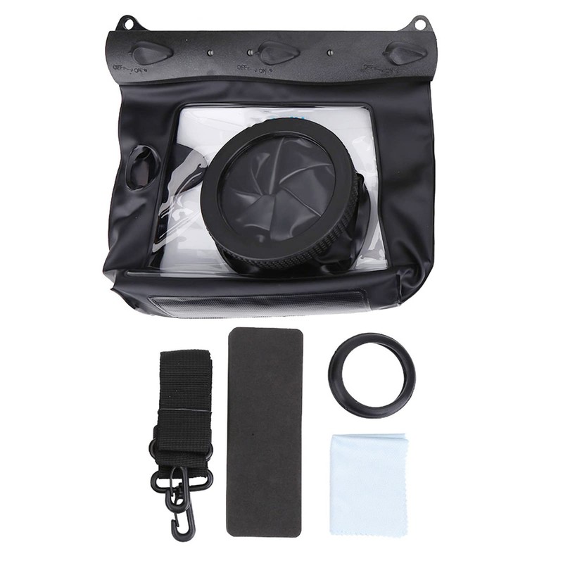 Diyeeni Camera Waterproof Housing Waterproof HD Underwater Case Pack Bag