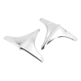 Rear Fender Accent Front Trim Compatible with Harley Tri Glide Ultra Classics FLHTCUTG 2009–2025, Rear Fender Accent Front Trim Fit For Harley Street Glide Trikes FLHXXX 2010-2011 Chrome