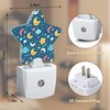 Cute Moon Stars Night Lights Plug into Wall with Dusk
