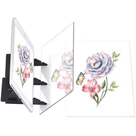 Optical Drawing Board - Portable Tracing and Sketch Projector Sketching Painting Tool, Tool for Kids Adults Beginners Artists - Compatible with Tablets and Smartphones