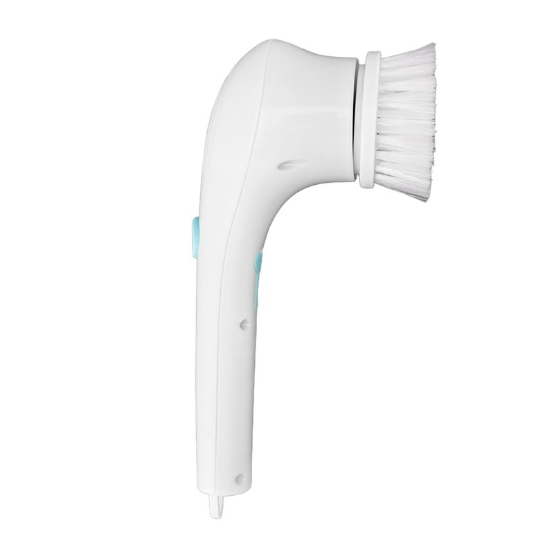Handheld Electric Cleaning Brush Multifunctional with 5 Replacement Brush Heads