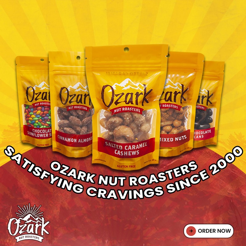 OZARK NUT ROASTERS, Cinnamon Pecans, Flavored Snack Nuts, World-Class Gourmet
