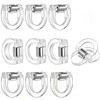 10 Pack Adjustable Pants Hem Clips for Length No Sew