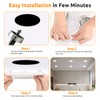 HONZIN Square LED Recessed Lighting 4 Inch, 5CCT Ultra Thin