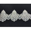 13CM Width Bead Wave Pattern Inelastic Embroidery Lace Trim,Curtain Tablecloth