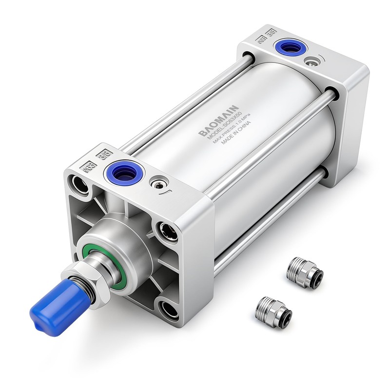 Baomain Pneumatic Air Cylinder SC 63 x 50, PT 3/8