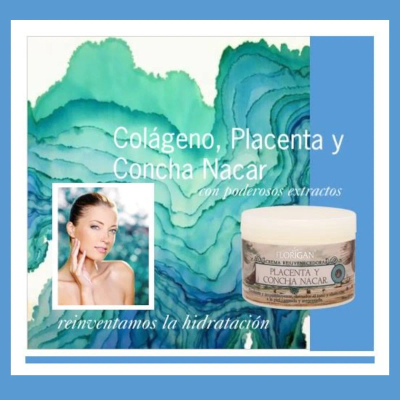 Crema Placenta Y Concha Nácar Florigan® 350g 2 Piezas Normal
