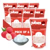 Jubes Lychee Nata De Coco Jelly Cubes (12.7 oz, Pack