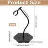 FINGERINSPIRE Action Figure Base Display Stand 3.9x5.9x11.2inches Black Assembly Action