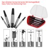 Screw Extractor, 5pcs Damaged Screw Remover Set Broken Screw Drill