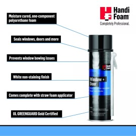 Handi-Foam 10 PACK - FOAM SEALANT - WINDOW & DOOR - PREVENT MOISTURE & MOLD & WATER & AIR