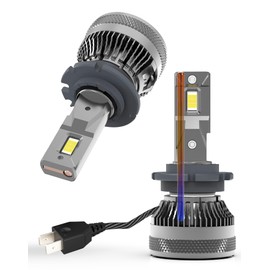 CHOPDARK D2H LED Bulbs 110W 30000Lm Super Bright 12V 6500K Cool White Built-in Fan and Thermally Conductive Copper Tube Fog Lamp 2pcs