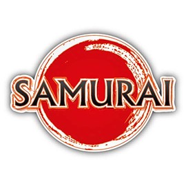 Samurai Label Window Truck Car Bumper Sticker Decal 5'' x 4''