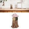 Garden Style Tabletop Ornament Tree Stump Man Exquisite Resin Figurines
