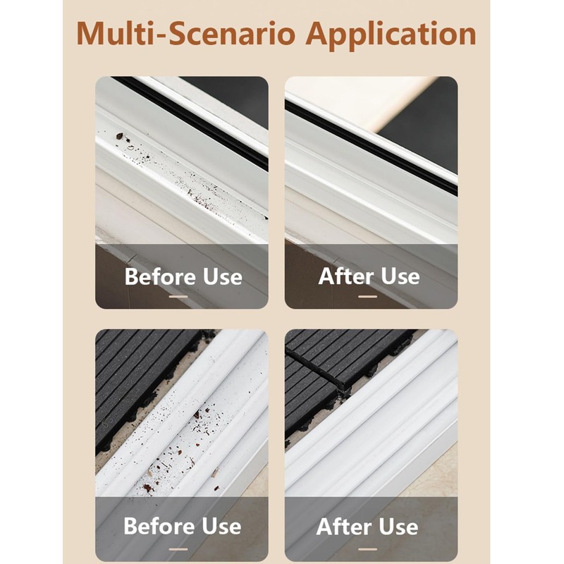 ESUOHYM Groove Cleaning Brush 2 in 1 Grout Cleaner Tool