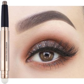 Glitter Eyeshadow Metallic Eye Shadow Stick,3Pcs Pearl Shimmer Dual-Ended Eyeshadow Eye Brightener Highlighting Pen,High Pigmented,Smooth Easy To Color For Sensitive Eyes Makeup (3pcs-137)