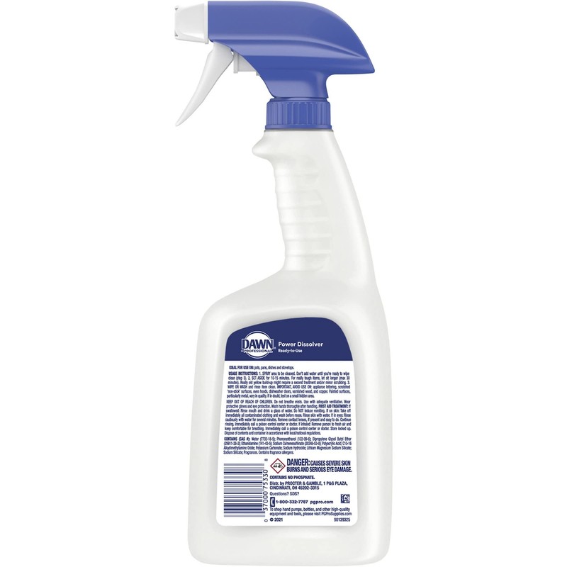 Dawn Professional Liquid Ready-To-Use Grease Fighting Power Dissolver Spray, 32