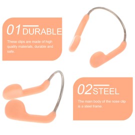 BESPORTBLE Clip de Nariz de Natación Clip de Nariz Anti- Asfixamiento Impermeable Protector de Nariz para Niños Adultos