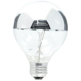 Westinghouse Lighting 0315700, 60 Watt, 120 Volt 1/2 Chrome Incandescent G25 Light Bulb - 750 Hours
