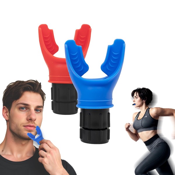 2 Pack Breathing Trainer for Daily Training, Exercise Trainer with