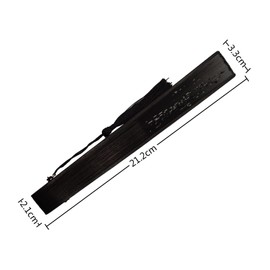 Kibon Folding Fans, Handheld Fans, Hand Fans, Bamboo Fans with Tassel for Birthday Gifts Dancing Cosplay Wedding Party Props Decoration (Black)