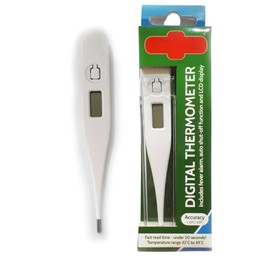 Citystores® Highly Accurate Digital Medical Thermometer For Adults & Children Fast Reading, Waterproof Tip, Fever Indicator Oral, Rectal, Underarm Use