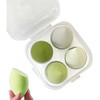 BWI Esponjas de Maquillaje para Base 4 Pack con Estuche
