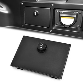 Tapa de caja de almacenamiento para cama de camión compatible con Toyota Tacoma 2016-2023 de tercera generación de camioneta de camioneta de seguridad antirrobo, cerradura codificada con llave de