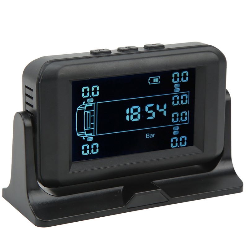 12 Wheel Tire Pressure Monitor 4 Alarm Modes DC 5V