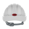 JSP EVO3 HDPE Safety Helmet Slip Ratchet White Vented (AJF160-000-100)