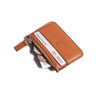 Harber London Leather Zip Coin Wallet (TAN)