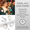 Piercing Ear Helix Conch Clicker Ring Zirconia Titanium Gold Silver