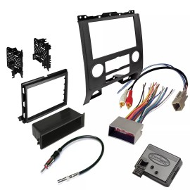 American International Car Stereo Radio Dash Kit & steering wheel control for 2008 - 2012 Ford Escape
