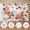 Mindsoft 2 Pcs Mini Portable Crib Sheet 24 in. x