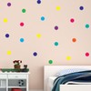 Polka Punkt Regenbogen mehrfarbig Vinyl Wandaufkleber Dekor Decal Mural Kinder
