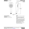 KOHLER 99248-CP Handshower with Eco-Boost Technology, Polished Chrome