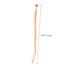 BIUDECO 48pcs Colored Ponytail Extensions Hair Clips for Non Slip Braid Accessories for Easy Styling Bright and Fun Designs