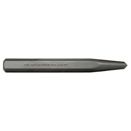 Mayhew Tools 74004 Center Punch, 5/8" x 3/8" Point, Shot Blast Finish