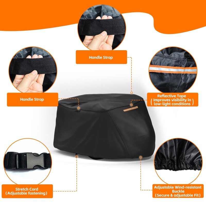 Mud Mixer Cover, 600D Oxford Fabric All-weather Mudmixer Covers Fits