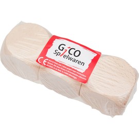 Gico Wooden Dice - Blank Cube - Prayer Cube - Craft Cube - Various Packs & Sizes, 40 mm