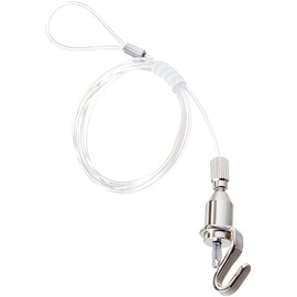 Fukui Metal Crafts 881-10 Hanging Hooks for Posters and Frames, Flexible Diameter 0.5 x 3.9 ft (1.3 x 1.0 m), Pack of 10