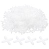 sourcing map 100pcs Tile Spacers 3mm Hard Plastic Cross Tiles