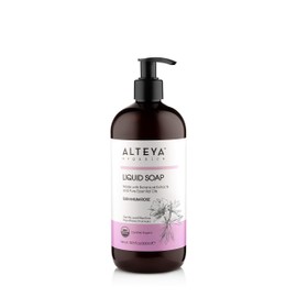Alteya Organic Liquid Soap Geranium Rose 500 ml - USDA Organic Certified Pure Natural Soap and Wash Lotion