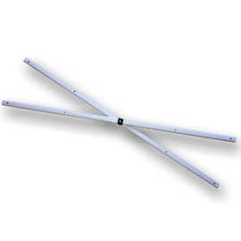 for Quik Shade Commercial C100 10' x 10' Canopy Middle Truss Bar Replacement Part, Gray