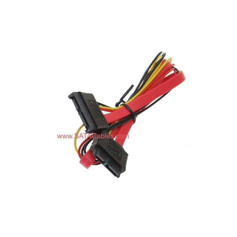 SATACables 10 inch Slimline 'Mini' SATA Device Extension Male to