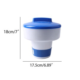 SagaSave 7" Floating Chemical Chlorine Dispenser Floating Dispenser for Swimming Pools and Spa